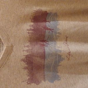 Life is Good ice hockey themed LS shirt Sz XL